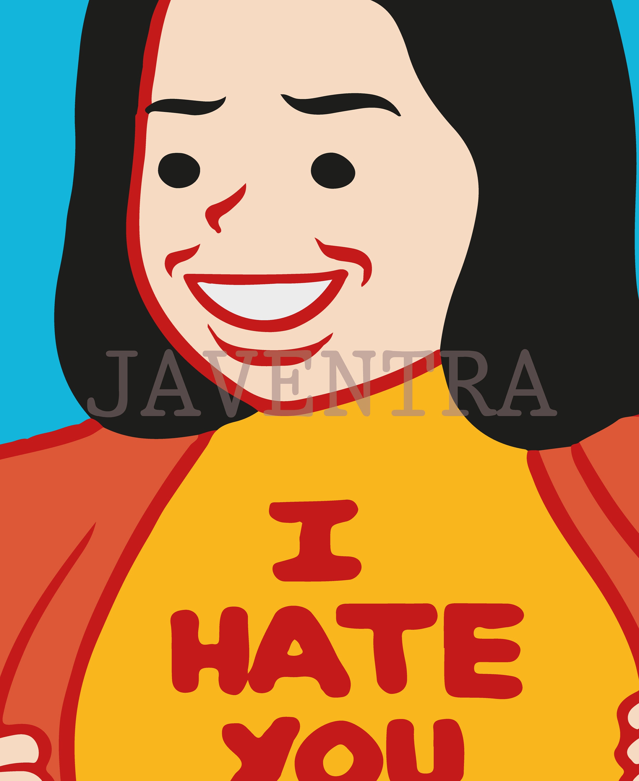 I HATE EVERYONE by Joan Cornellà (2025) : Sculpture Plastic