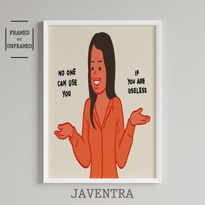 Joan Cornella - Nutzlos | Joan Cornella Druck | Wohnkultur | Poster schwarzer Humor | Zeitgenössische Kunst | Witziges Poster | Wand Kunst Dekor