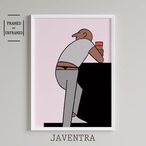 Jean Jullien - Tanga / Pósters humorísticos / Lámina de Jean Jullien / Póster divertido / Decoración mural / Arte contemporáneo / Decoración del hogar / Arte pop