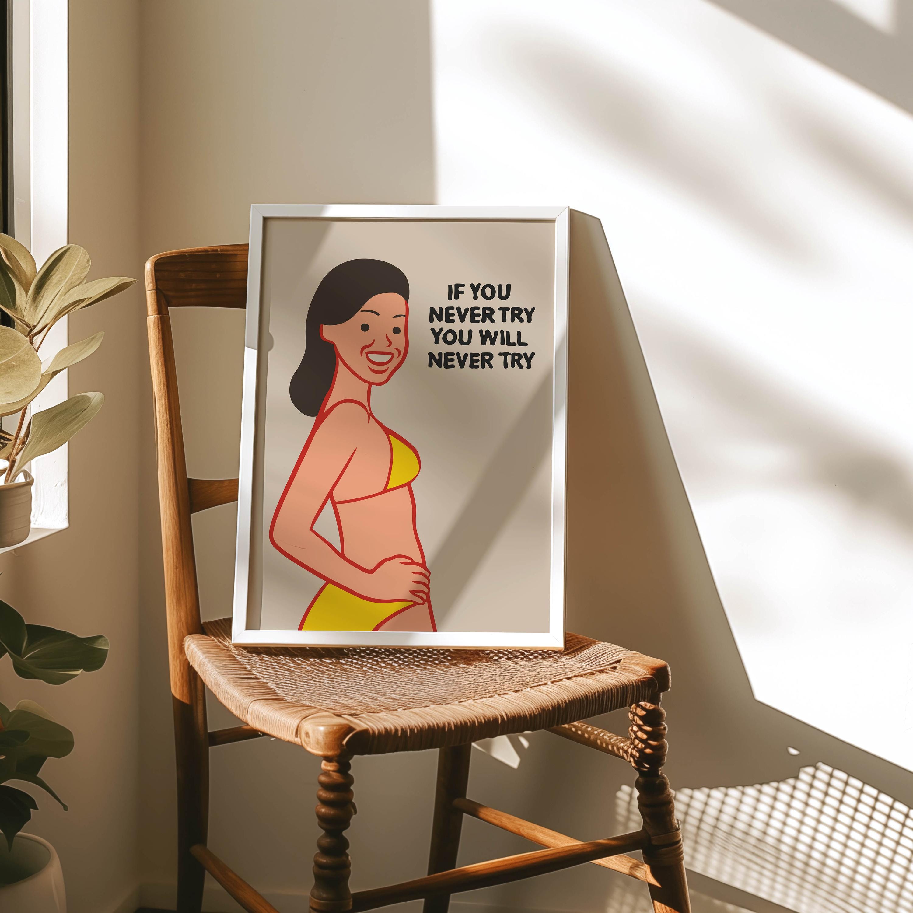Joan Cornella Never Underestimate Black Humor Posters Home Decoration  Contemporary Art Funny Poster Wall Art Decor Pop Art - Etsy