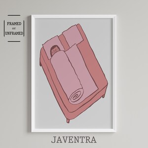Jean Jullien - Hora de dormir / Pósters humorísticos / Lámina de Jean Jullien / Póster divertido / Decoración mural / Arte contemporáneo / Decoración del hogar / Arte pop