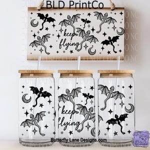 L373 Keep Flying - UVDTF Libbey Wrap