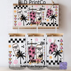 L389 Summer Mode No Alcohol - UVDTF Libbey Wrap