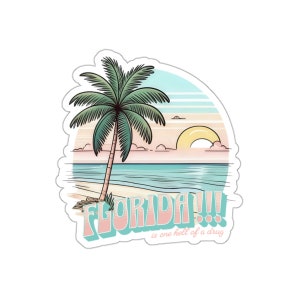 FLORIDA!!! Adesivo fustellato