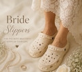 Handmade Ivory Pearl Slippers product logo