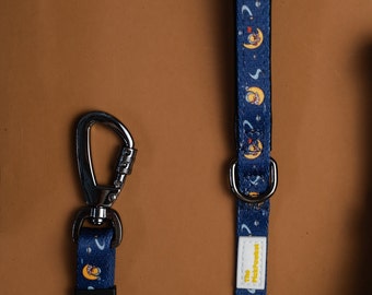 Dog Adjustable Leash | The PickPawket Over The Moon Collection | Adjustable Dog Leash Pet Accessories