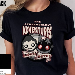 Otherworldy Adventures of Biggy and Mothy, Cryptid Collections T-shirt, Cryptozoologist TShirt, Cryptid Tee, Bigfoot Sasquatch Mothman Shirt
