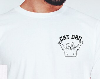Cat Dad Shirt T-shirt Gift Fathers Day Cat Dad Gift Tee Cat Owner Men Gift Unisex Cat Dad Tshirt Cat Lover Gift Men Tee