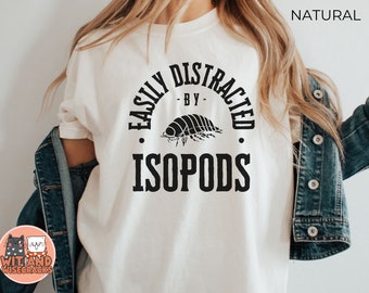 Isopod Shirt, Insect Pill Bug Shirt, Bugs Insect Lover Gift, Funny Weird Crazy Shirts,  Entomology Science Teacher Tee, Gift for Dad