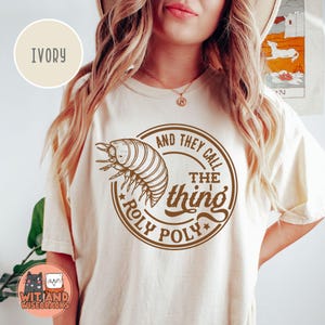 Roly Poly Shirt Comfort Colors Isopod Shirt Vintage Western Rodeo Cowboy T-shirt Insect Shirt Funny Weird Crazy Shirt Insect Graphic Tee