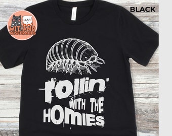 Isopod Shirt, Insect Pill Bug Shirt, Bugs Insect Lover Gift, Funny Weird Crazy Shirts,  Entomology Science Teacher Tee, Gift for Dad