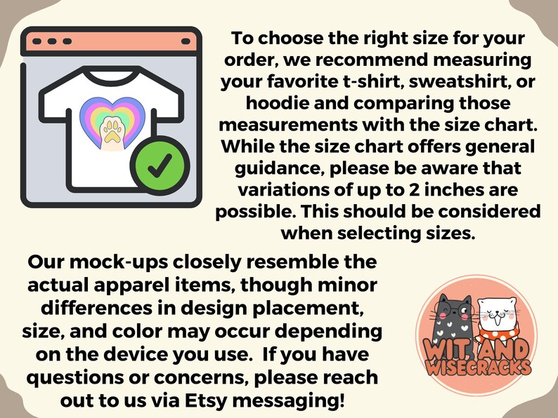 May include: A graphic design for a t-shirt featuring a rainbow heart with a paw print inside. The text on the image reads "Wit and Wisecracks".