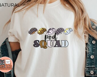 Isopod Shirt, Insect Pill Bug Shirt, Bugs Insect Lover Gift, Funny Weird Crazy Shirts,  Entomology Science Teacher Tee, Gift for Mom