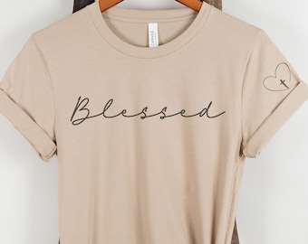 Blessed Christian T-Shirt: Mom Gift, Unisex Jersey Tee