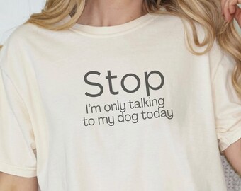 Funny Dog Graphic Shirt: Cotton-Blend Pet Lover Tee