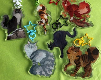 The New Prophecy Warrior Kitties Keychains