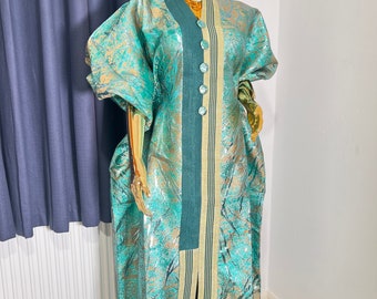 Caftan en brocart / Boubou du Nigeria / Bubu en brocart / Caftan en owanbe / Caftan du Nigeria africain.