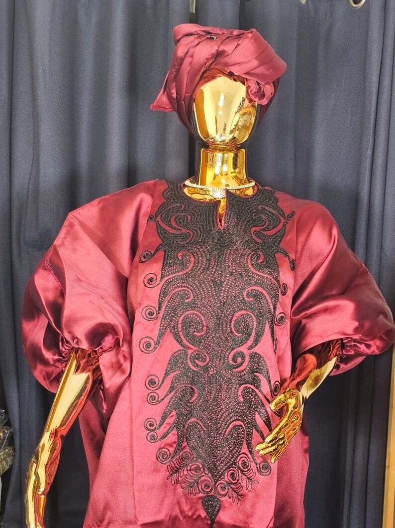 Embroidery Kaftan/ Nigeria Boubou / Brocade Bubu/ Owanbe Kaftan/ African Nigeria Kaftan/ Kaftan