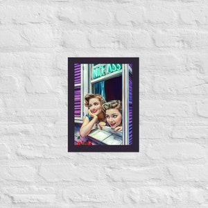 Affiche - Body Positive - Fesses - Art Print - Funny Bathroom - Wall Print - Self Love - Nice Ass - Décoration de toilettes - Funny Art