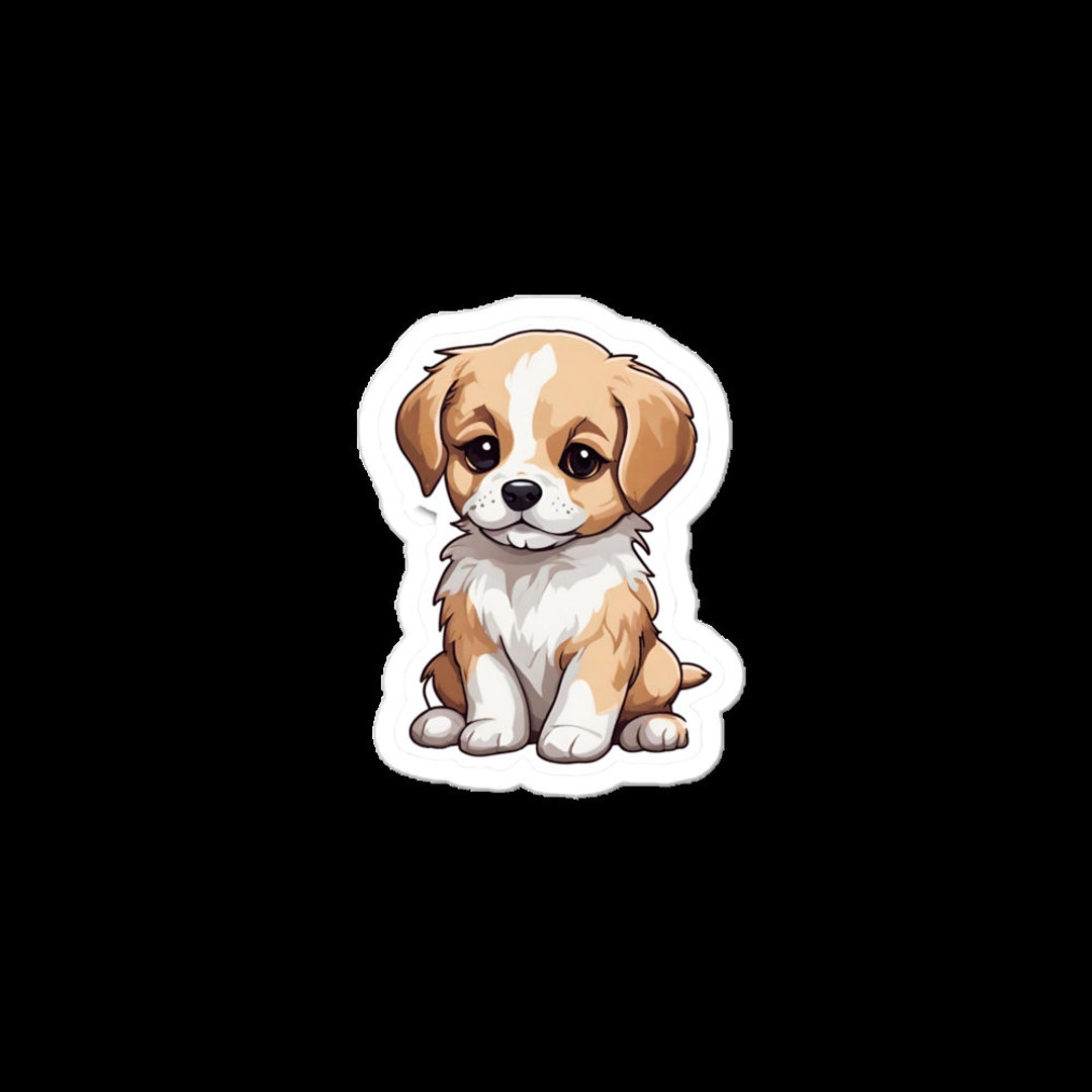 Sticker Cute Baby Dog Cute Puppy Stickers - Etsy
