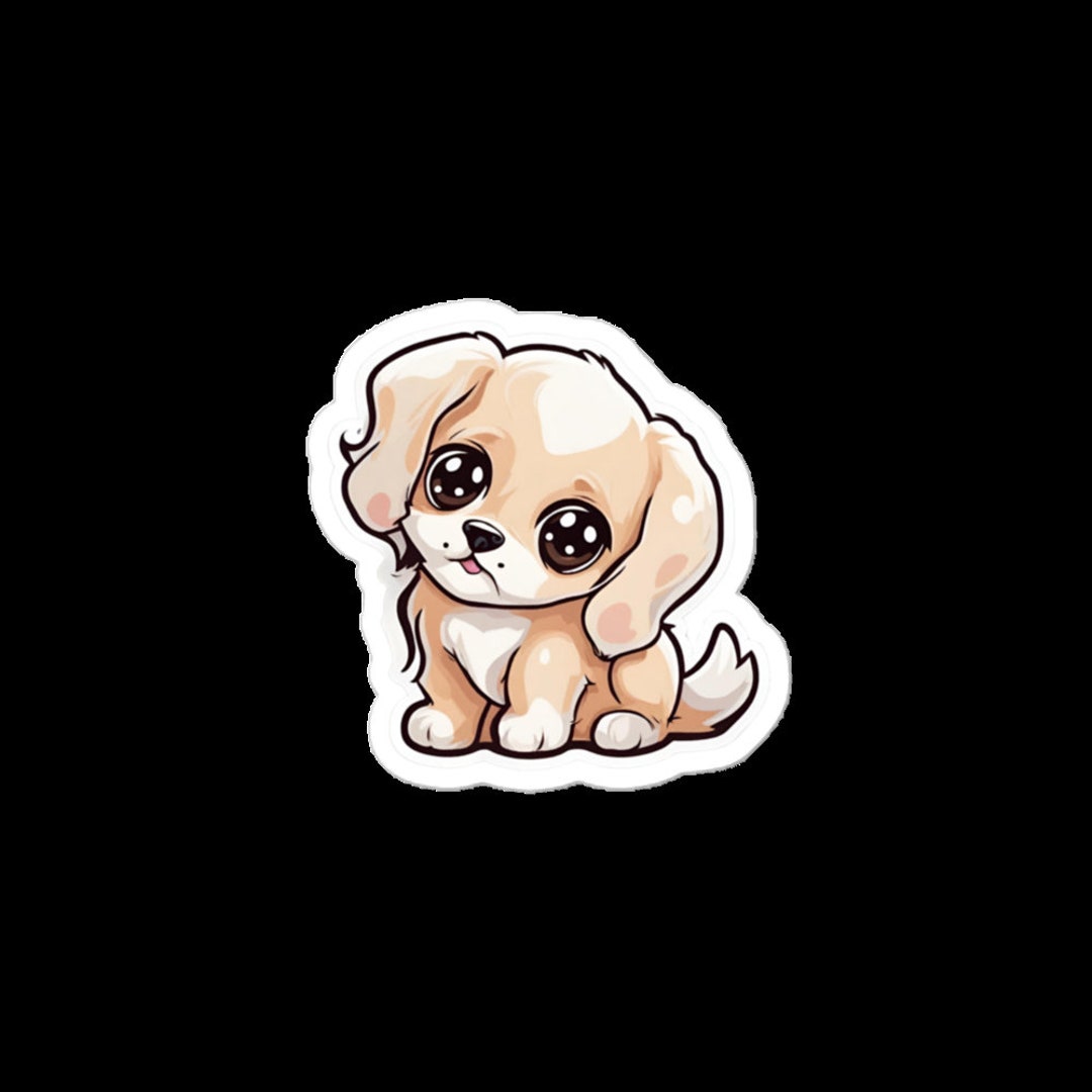 Sticker Cute Baby Dog Cute Puppy Sticker Decoration - Etsy