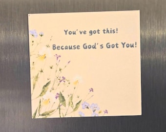 Inspirational Magnet, Christian Gift, Encouraging Words