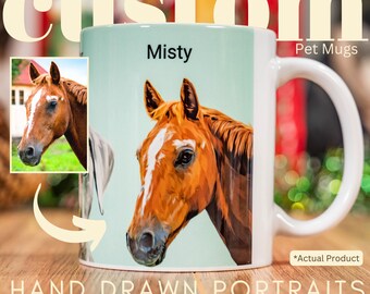 Custom Pet Mug Cat Mom Custom Horse Mug Custom Dog Mug Dog Coffee Cup Personalized Pet Mugs Dog Mom Mug Personalized Cat Dad Mug New Dog Mug