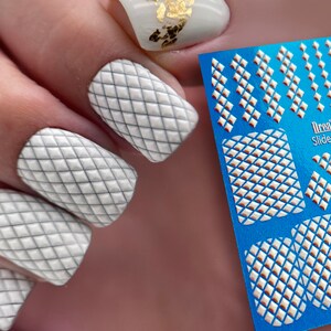 3D nail water decal