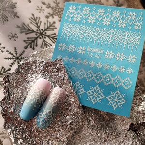 Nail water decal