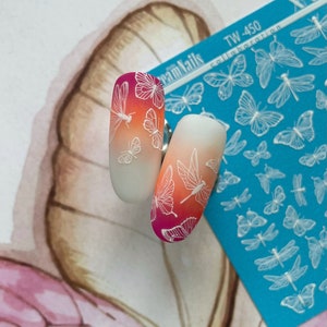 Nail water decal