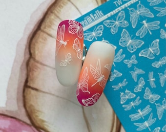 Nail water decal