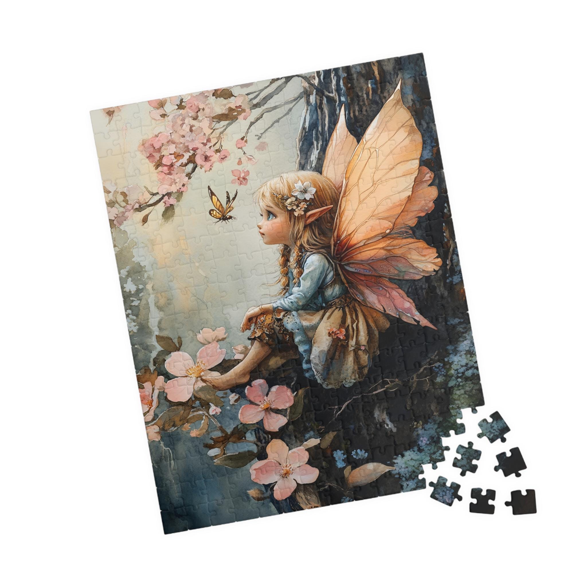 Fairy in Flower Tree Jigsaw Puzzle: Magical Forest Gift - Etsy