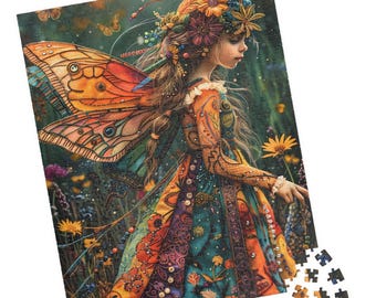 Rompecabezas de hadas bohemias: arte fantástico de hadas