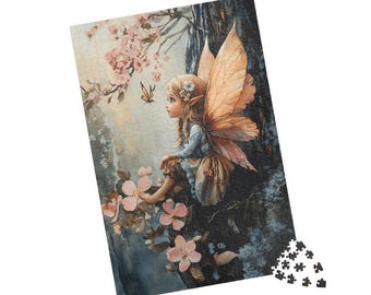 Fairy in Flower Tree Jigsaw Puzzle: Magical Forest Gift - Etsy