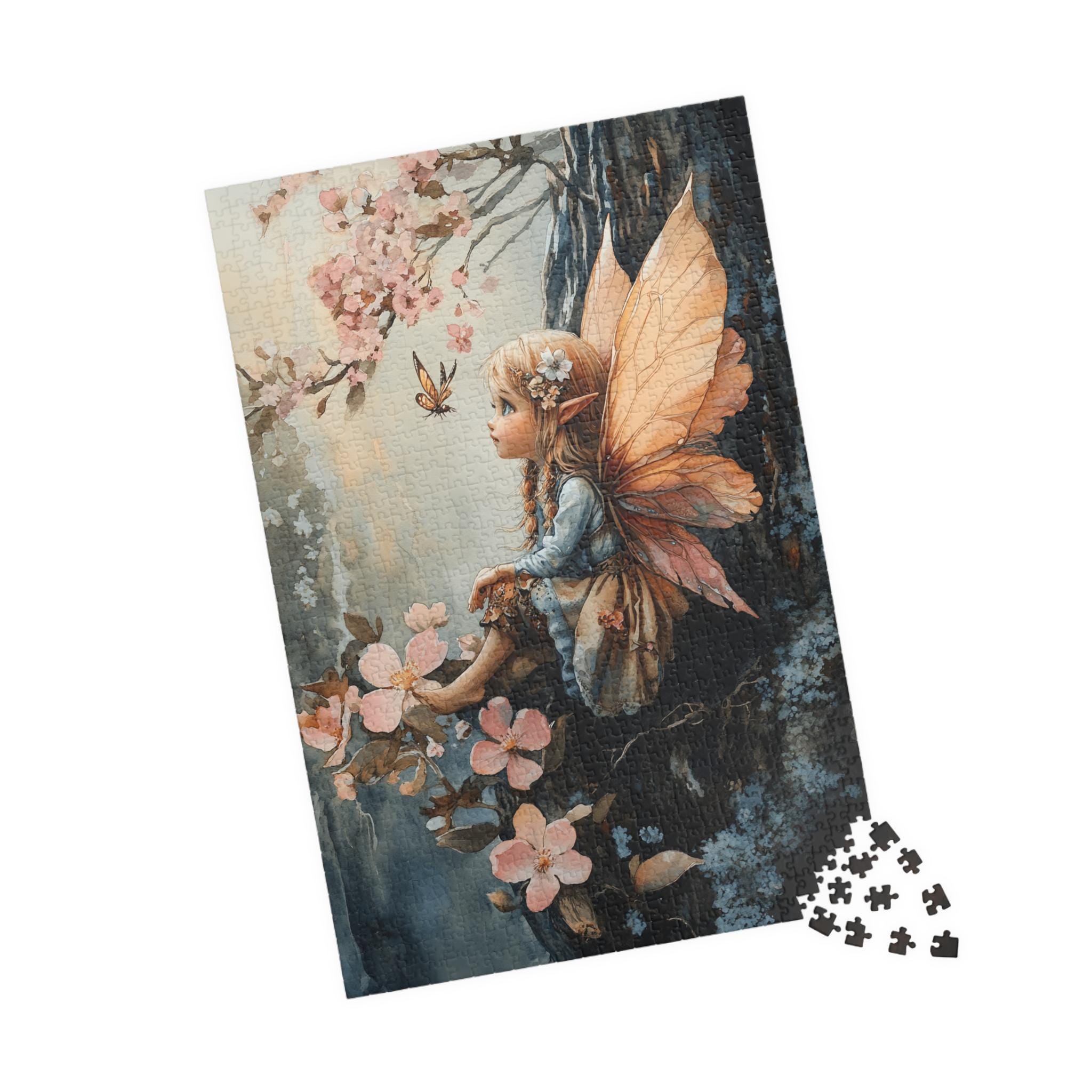 Fairy in Flower Tree Jigsaw Puzzle: Magical Forest Gift - Etsy