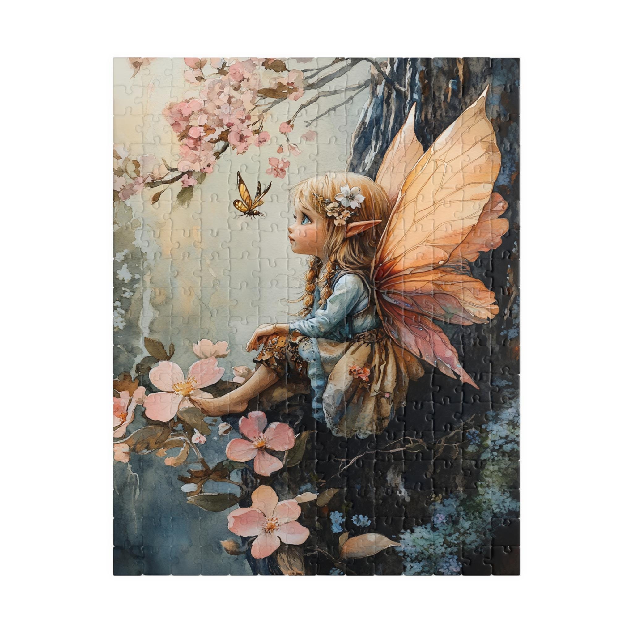 Fairy in Flower Tree Jigsaw Puzzle: Magical Forest Gift - Etsy