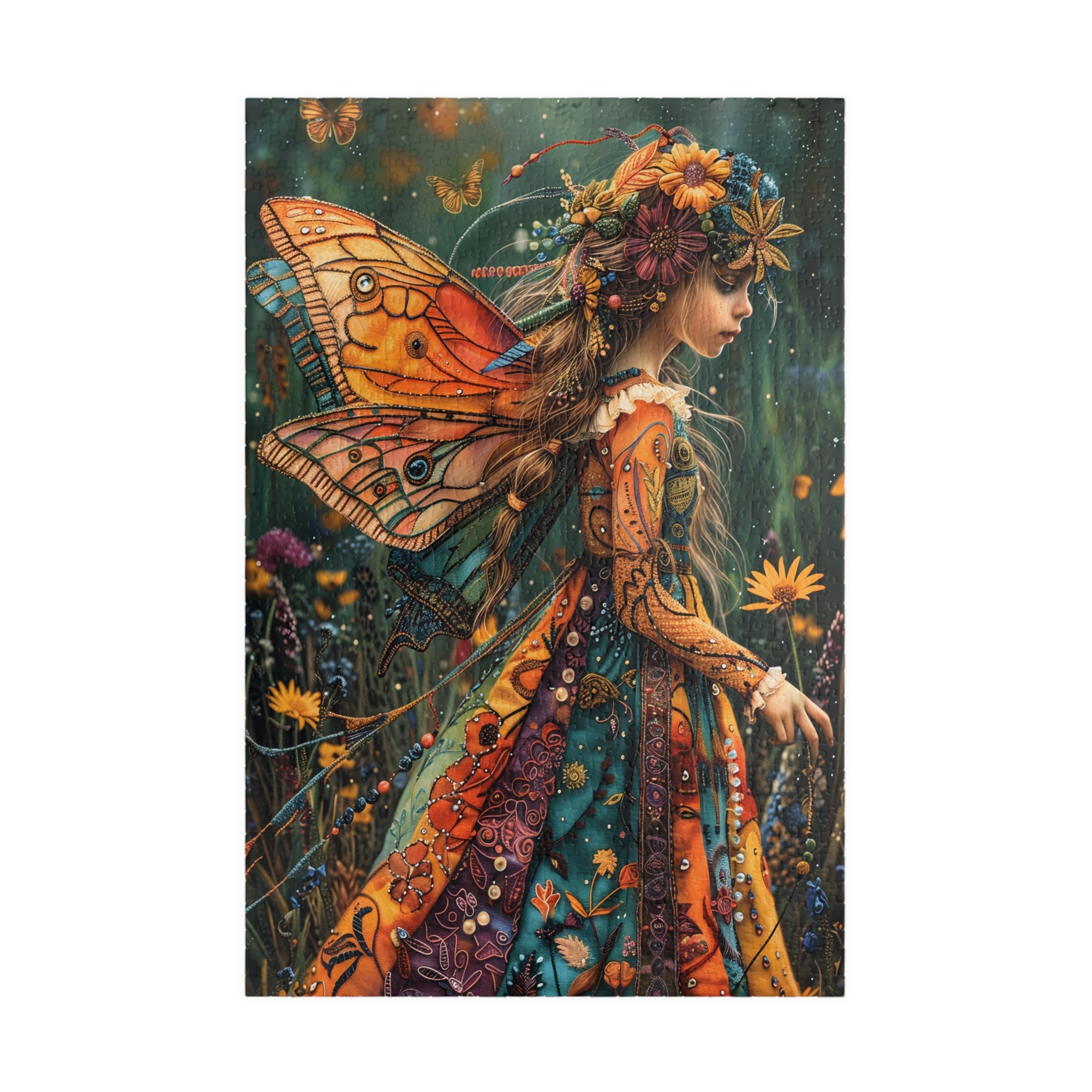 ボヘミアン妖精ジグソーパズル：ファンタジー妖精アート - Etsy 日本