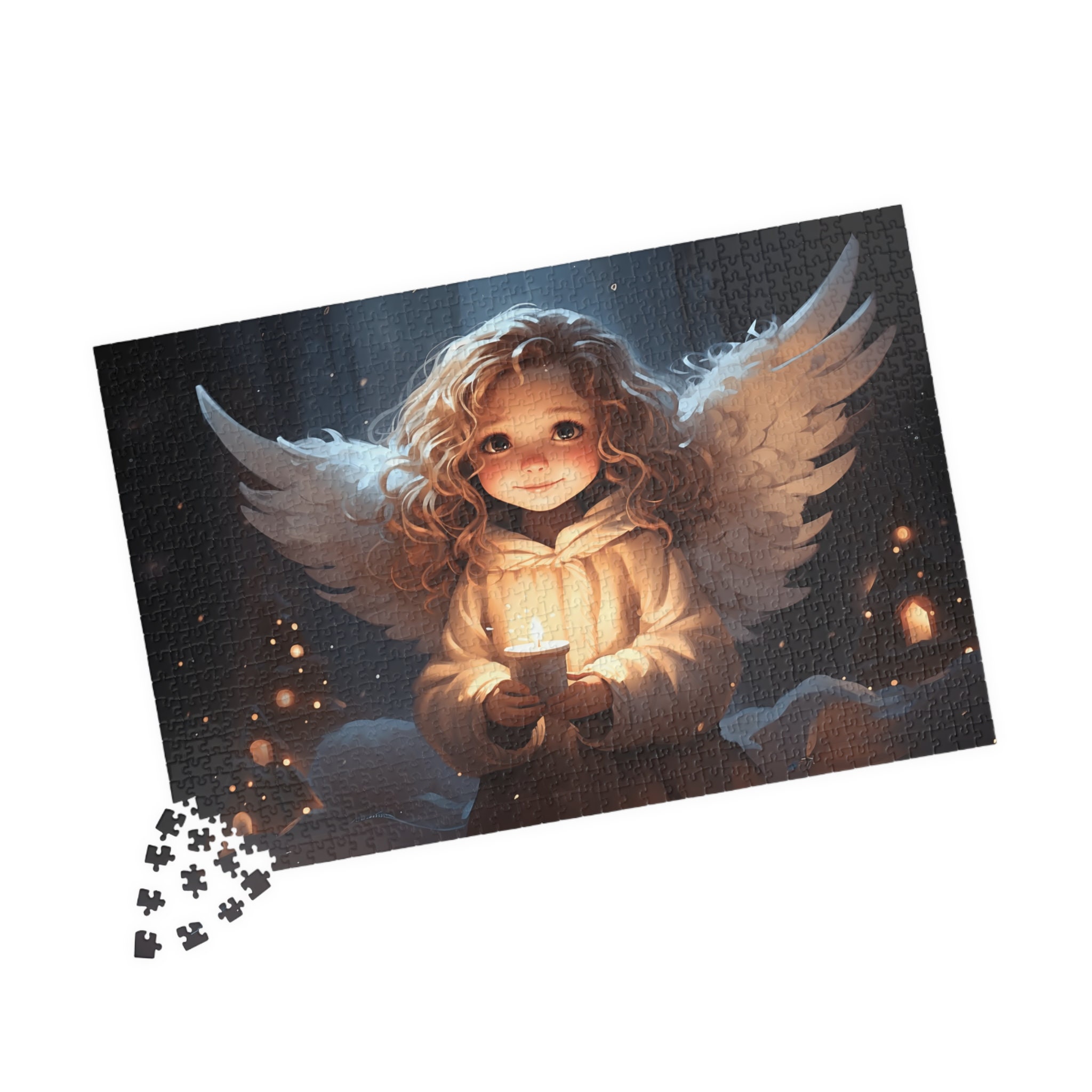 Cute Little Angel Jigsaw Puzzle Gift. Start a New Memory-making
