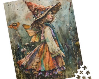 Field Fairy Jigsaw Puzzle: Whimsical Fairytale Illustration