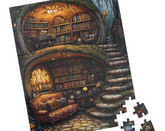 妖精の図書館パズル：気まぐれな本屋のジグソーパズル - Etsy 日本