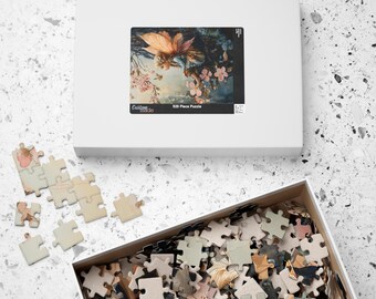 Fairy in Flower Tree Jigsaw Puzzle: Magical Forest Gift - Etsy