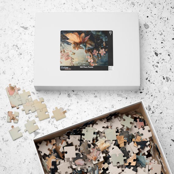 Fairy in Flower Tree Jigsaw Puzzle: Magical Forest Gift - Etsy