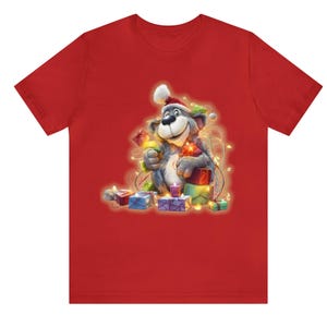 Holiday Bear - Bear Lover Novelty Shirt, Funny Bear Shirt, Bear Christmas T-Shirt, Family Holiday Shirt, Animal Lover X-mas Shirt