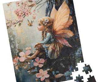 Fairy in Flower Tree Jigsaw Puzzle: Magical Forest Gift