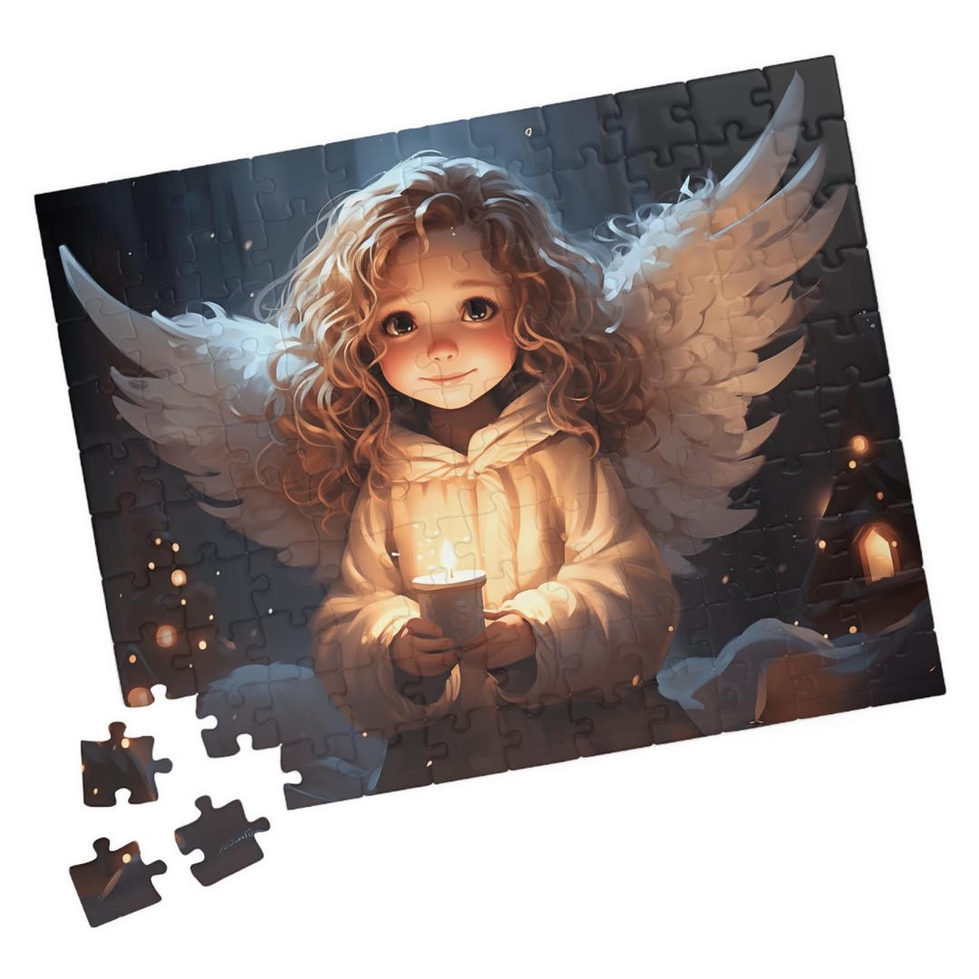 Cute Little Angel Jigsaw Puzzle Gift. Start a New Memory-making ...