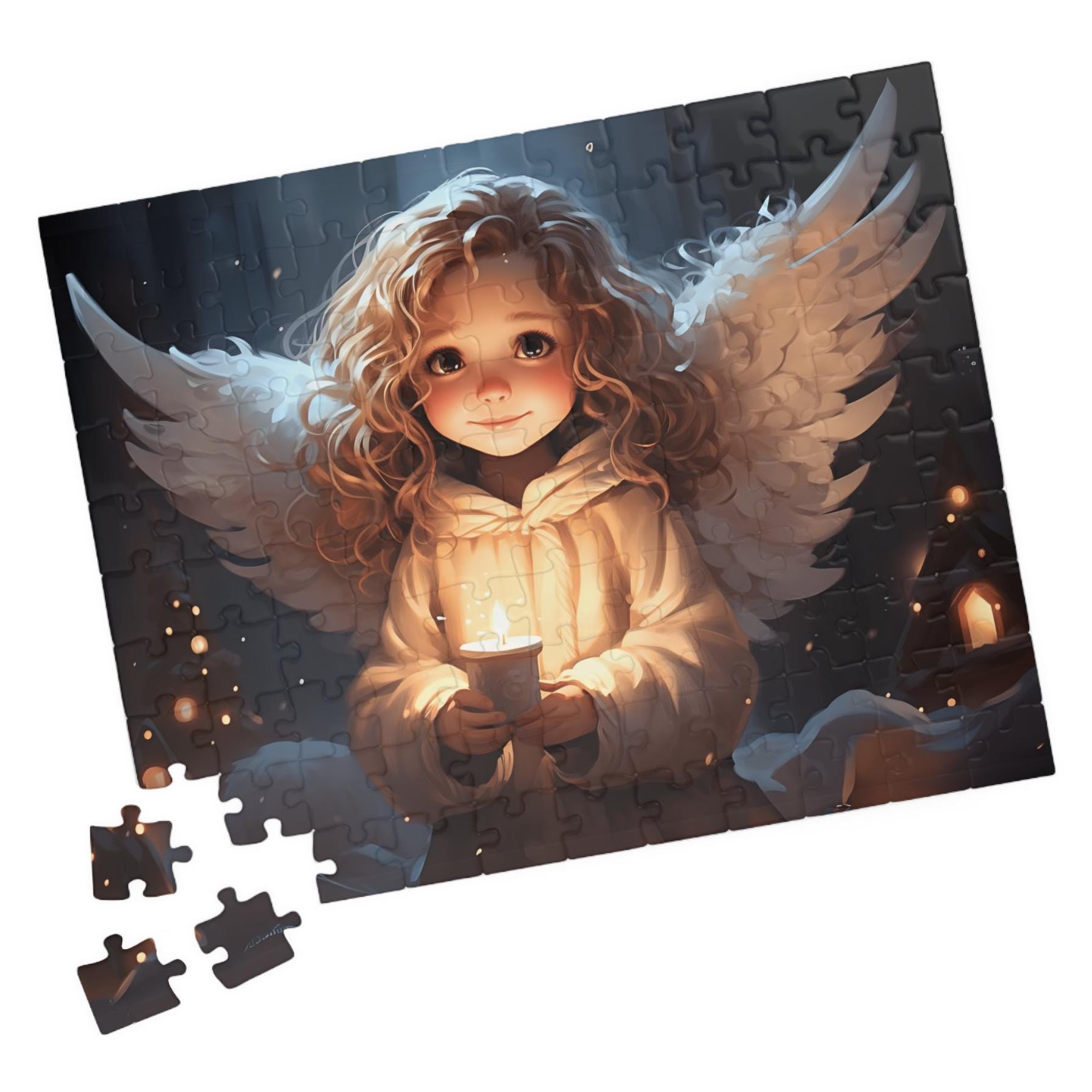 Cute Little Angel Jigsaw Puzzle Gift. Start a New Memory-making