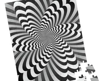 Optical Illusion Jigsaw Puzzle, Twisted Design