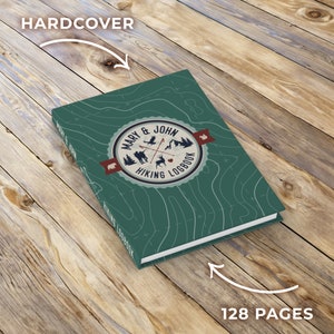 Personalized Hiking Logbook: Nature Lover Gift for Outdoor Explorers, Camping Stories Mountain Adventure Travel Journal, Customized Gifts
