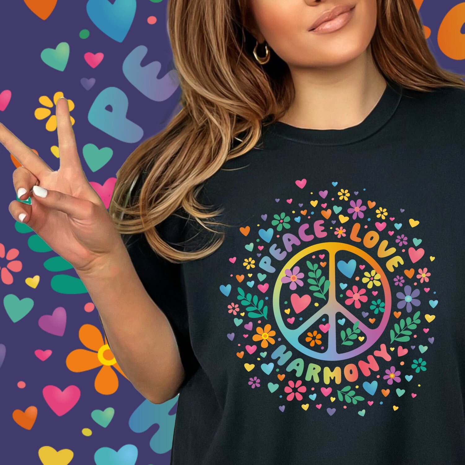 Moon Dance Tee - Peace & Love