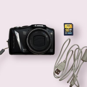Angebot!! Seltene Digitalkamera Canon PowerShot SX130 IS / Vintage Digitalkamera / Canon-Kameras +usb + Karte